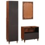 Muebles de baño 3 pcs 38 x 33 x 160 cm Madera de mango maciza