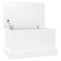 Glossy white plywood storage trunk 50x30x28 cm by vidaXL, Storage trunks - Ref: Foro24-816498, Price: 50,42 €, Discount: %