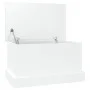 Glossy white plywood storage trunk 50x30x28 cm by vidaXL, Storage trunks - Ref: Foro24-816498, Price: 50,42 €, Discount: %