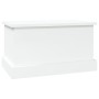 Glossy white plywood storage trunk 50x30x28 cm by vidaXL, Storage trunks - Ref: Foro24-816498, Price: 50,42 €, Discount: %