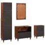 Muebles de baño con cajón con puerta 4 pcs 38 x 33 x 160 cm