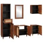 Muebles de baño con cajón con puerta 5 pcs 38 x 33 x 160 cm