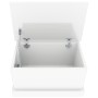 Glossy white plywood storage trunk 50x30x28 cm by vidaXL, Storage trunks - Ref: Foro24-816498, Price: 50,42 €, Discount: %