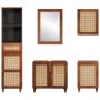 Muebles de baño con cajón con puerta 5 pcs 38 x 33 x 160 cm