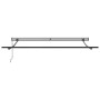 Toldo retráctil automático burdeos 300x250 cm