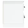 Glossy white plywood TV cabinet 100x35.5x45 cm by vidaXL, TV Furniture - Ref: Foro24-816450, Price: 65,38 €, Discount: %
