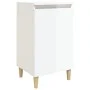 Nachttisch aus glänzend weißem Sperrholz, 40 x 35 x 70 cm von vidaXL, Nachttische - Ref: Foro24-819632, Preis: 46,00 €, Rabat...