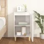 Glossy white plywood nightstand 40x35x70 cm by vidaXL, Nightstands - Ref: Foro24-819632, Price: 45,96 €, Discount: %
