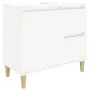Armario de baño madera contrachapada blanco 65x33x60 cm de vidaXL, Muebles de baño - Ref: Foro24-819820, Precio: 65,63 €, Des...