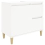 Weißer Badezimmerschrank aus Sperrholz, 65 x 33 x 60 cm von vidaXL, Badezimmermöbel - Ref: Foro24-819820, Preis: 66,65 €, Rab...