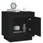 Schwarzer Nachttisch aus Sperrholz, 44 x 35 x 45 cm von vidaXL, Nachttische - Ref: Foro24-819838, Preis: 39,94 €, Rabatt: %