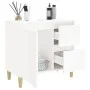 Armario de baño madera contrachapada blanco 65x33x60 cm de vidaXL, Muebles de baño - Ref: Foro24-819820, Precio: 65,63 €, Des...
