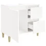Armario de baño madera contrachapada blanco 65x33x60 cm de vidaXL, Muebles de baño - Ref: Foro24-819820, Precio: 65,63 €, Des...