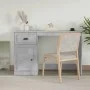 Escritorio con cajón madera gris hormigón 115x50x75 cm de vidaXL, Escritorios - Ref: Foro24-816476, Precio: 74,29 €, Descuent...