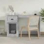Escritorio con cajón madera gris hormigón 115x50x75 cm de vidaXL, Escritorios - Ref: Foro24-816476, Precio: 74,29 €, Descuent...