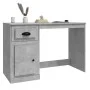 Escritorio con cajón madera gris hormigón 115x50x75 cm de vidaXL, Escritorios - Ref: Foro24-816476, Precio: 74,29 €, Descuent...