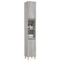 Sonoma gray plywood bathroom cabinet 30x30x190 cm by vidaXL, bathroom vanities - Ref: Foro24-819794, Price: 87,58 €, Discount: %