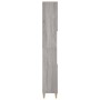 Sonoma gray plywood bathroom cabinet 30x30x190 cm by vidaXL, bathroom vanities - Ref: Foro24-819794, Price: 87,58 €, Discount: %