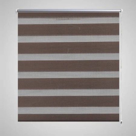 Zebra-Rollo 140 x 175 cm Kaffee von vidaXL, Jalousien und Jalousien - Ref: Foro24-240225, Preis: 34,58 €, Rabatt: %