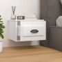 Glänzend weißer Wand-Nachttisch 41,5 x 36 x 28 cm von vidaXL, Nachttische - Ref: Foro24-816380, Preis: 33,67 €, Rabatt: %