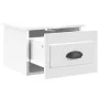 Mesita de noche de pared blanco brillante 41,5x36x28 cm de vidaXL, Mesitas de noche - Ref: Foro24-816380, Precio: 33,28 €, De...