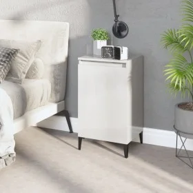 Bedside table made of glossy white plywood, measuring 40x35x70 cm. by vidaXL, Nightstands - Ref: Foro24-819648, Price: 41,83 ...