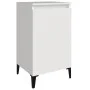 Bedside table made of glossy white plywood, measuring 40x35x70 cm. by vidaXL, Nightstands - Ref: Foro24-819648, Price: 41,82 ...
