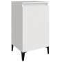 Nachttisch aus Sperrholz glänzend weiß 40x35x70 cm von vidaXL, Nachttische - Ref: Foro24-819648, Preis: 42,25 €, Rabatt: %