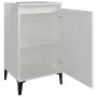 Bedside table made of glossy white plywood, measuring 40x35x70 cm. by vidaXL, Nightstands - Ref: Foro24-819648, Price: 41,82 ...