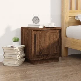 Nachttisch aus braunem Eichensperrholz, 44 x 35 x 45 cm von vidaXL, Nachttische - Ref: Foro24-819850, Preis: 36,61 €, Rabatt: %