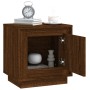Oak brown plywood bedside table 44x35x45 cm by vidaXL, Nightstands - Ref: Foro24-819850, Price: 37,05 €, Discount: %