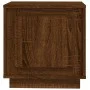 Mesita de noche madera contrachapada marrón roble 44x35x45 cm de vidaXL, Mesitas de noche - Ref: Foro24-819850, Precio: 36,60...