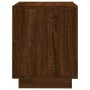Oak brown plywood bedside table 44x35x45 cm by vidaXL, Nightstands - Ref: Foro24-819850, Price: 37,05 €, Discount: %