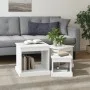 3 white engineered wood coffee tables by vidaXL, Coffee table - Ref: Foro24-816488, Price: 68,76 €, Discount: %