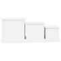 3 white engineered wood coffee tables by vidaXL, Coffee table - Ref: Foro24-816488, Price: 68,76 €, Discount: %
