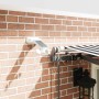 Toldo retráctil automático luz LED antracita y blanco 400x300cm