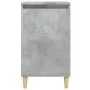 Bedside tables 2 pcs concrete gray wood 40x35x70 cm by vidaXL, Nightstands - Ref: Foro24-819637, Price: 64,13 €, Discount: %