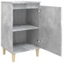 Bedside tables 2 pcs concrete gray wood 40x35x70 cm by vidaXL, Nightstands - Ref: Foro24-819637, Price: 64,13 €, Discount: %