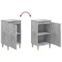 Bedside tables 2 pcs concrete gray wood 40x35x70 cm by vidaXL, Nightstands - Ref: Foro24-819637, Price: 64,78 €, Discount: %