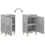 Bedside tables 2 pcs concrete gray wood 40x35x70 cm by vidaXL, Nightstands - Ref: Foro24-819637, Price: 64,13 €, Discount: %