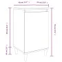 Bedside tables 2 pcs concrete gray wood 40x35x70 cm by vidaXL, Nightstands - Ref: Foro24-819637, Price: 64,13 €, Discount: %