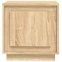 Bedside table made of oak plywood in Sonoma finish, measuring 44x35x45 cm. by vidaXL, Nightstands - Ref: Foro24-819842, Price...