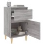 Nachttische 2 Stück Sonomagrau Farbe 40x35x70 cm von vidaXL, Nachttische - Ref: Foro24-819705, Preis: 79,73 €, Rabatt: %