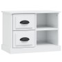 Nachttisch glänzend weiß 60x35,5x45 cm von vidaXL, Nachttische - Ref: Foro24-816370, Preis: 54,67 €, Rabatt: %