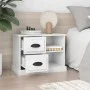 Mesita de noche blanco brillante 60x35,5x45 cm de vidaXL, Mesitas de noche - Ref: Foro24-816370, Precio: 54,04 €, Descuento: %