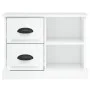 Nachttisch glänzend weiß 60x35,5x45 cm von vidaXL, Nachttische - Ref: Foro24-816370, Preis: 54,04 €, Rabatt: %