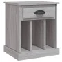 Mesita de noche color gris Sonoma 43x36x60 cm de vidaXL, Mesitas de noche - Ref: Foro24-816356, Precio: 36,93 €, Descuento: %