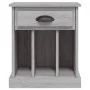 Mesita de noche color gris Sonoma 43x36x60 cm de vidaXL, Mesitas de noche - Ref: Foro24-816356, Precio: 36,93 €, Descuento: %