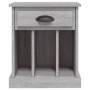 Sonoma gray nightstand 43x36x60 cm by vidaXL, Nightstands - Ref: Foro24-816356, Price: 37,23 €, Discount: %