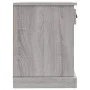 Mesita de noche color gris Sonoma 43x36x60 cm de vidaXL, Mesitas de noche - Ref: Foro24-816356, Precio: 36,93 €, Descuento: %